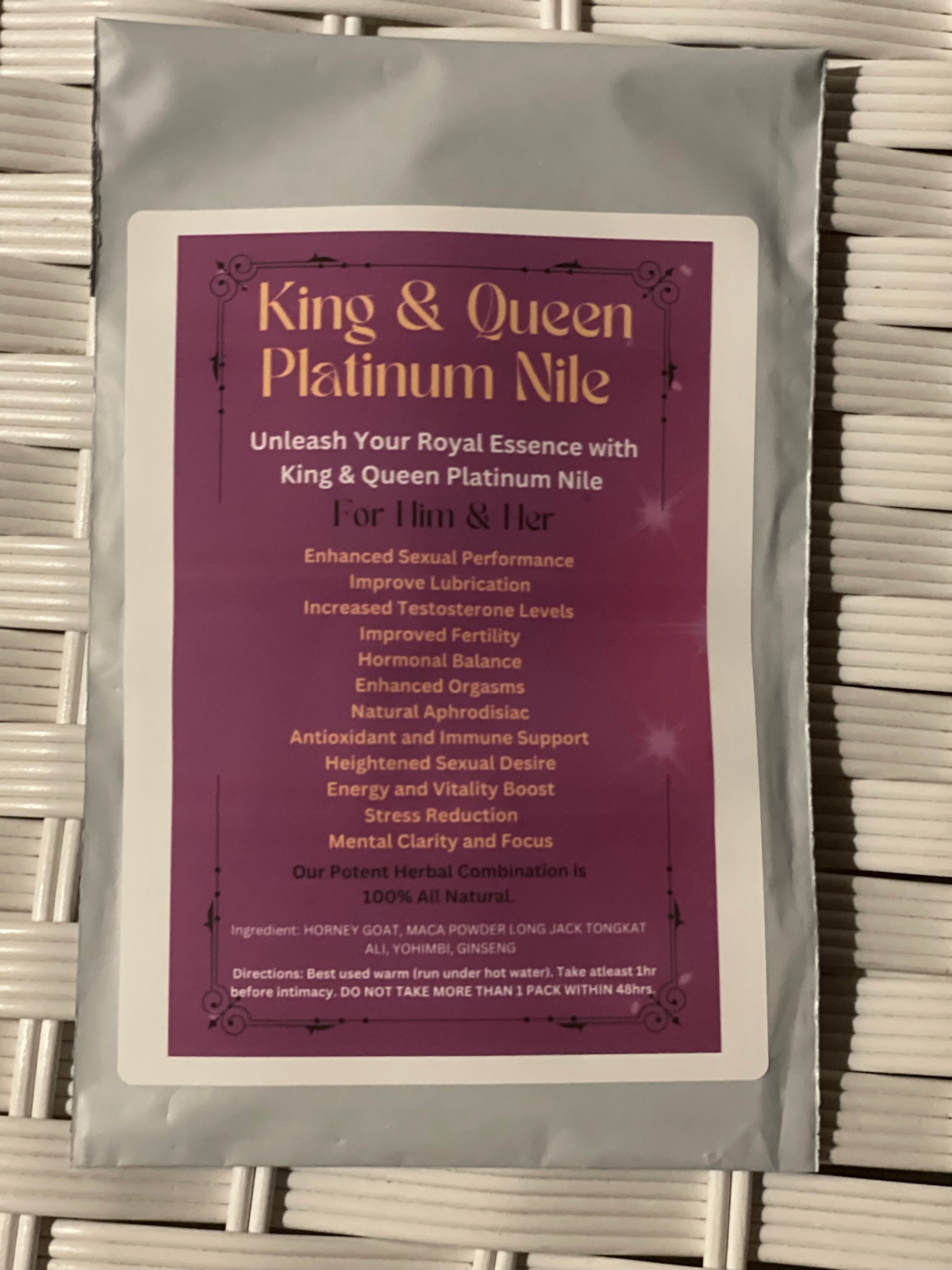 King & Queen Platinum Nile - Charlie’s Path 